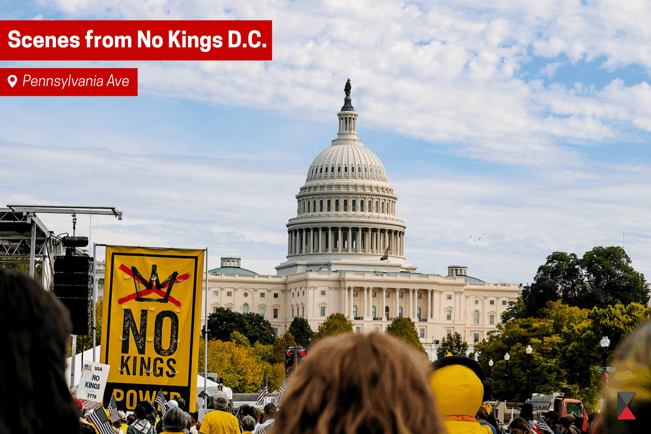 Scenes from No Kings D.C.